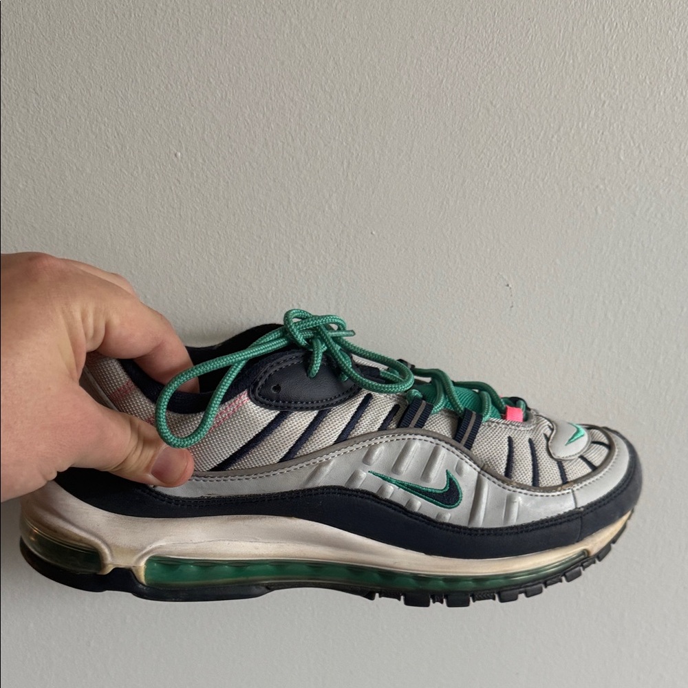Nike Air Max 98 Tidal Wave ‘Miami Pack’ in Grey, Navy and Green US12 NO BOX